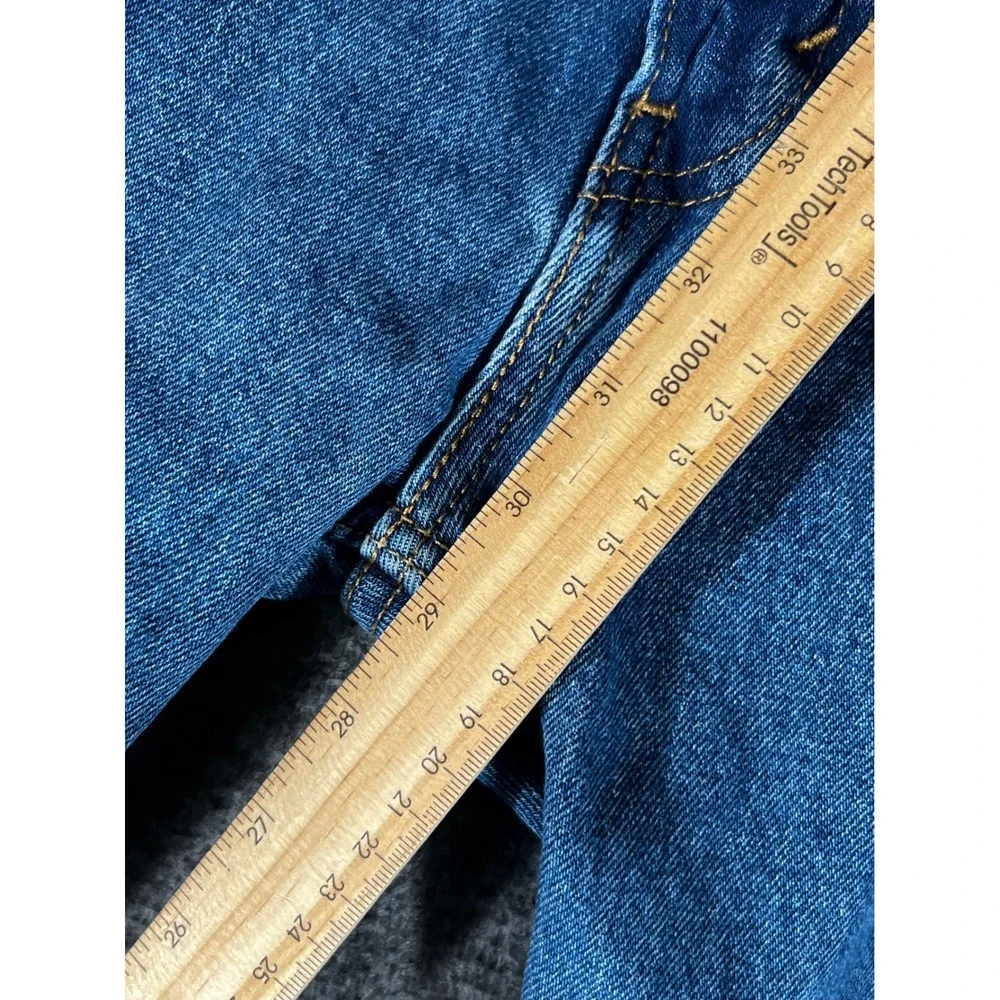 Levis 505 Regular Fit Straight Leg Jeans Mens 29x31 Medium Wash Blue Denim